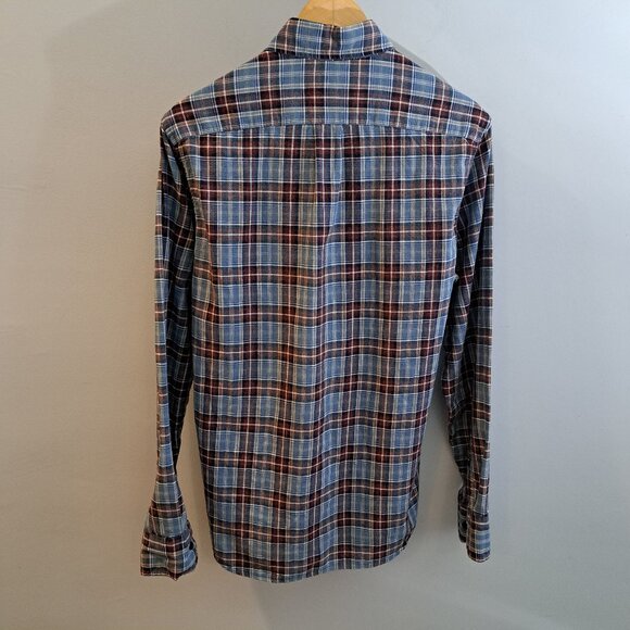 J. Crew Men's Small Mercantile Long Sleeve Button Down Plaid Shirt Style #J4597 - Picture 3 of 15